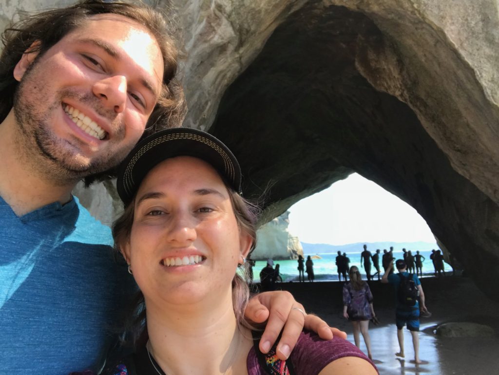 Us at Cathedral Cove