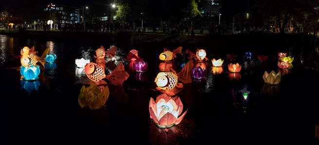 Christchurch Lantern Festival, south island New Zealand