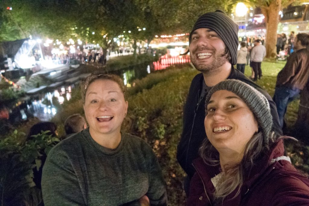 Us a the Christchurch Lantern festival