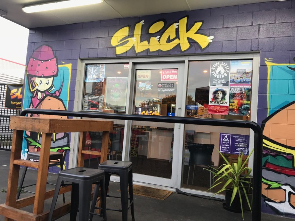 Slick Burger, Christchurch, south island New Zealand