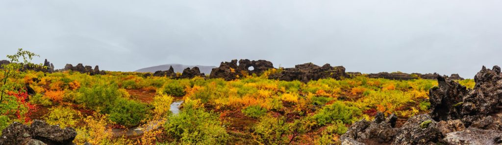Dimmuborgir iceland ring road trip