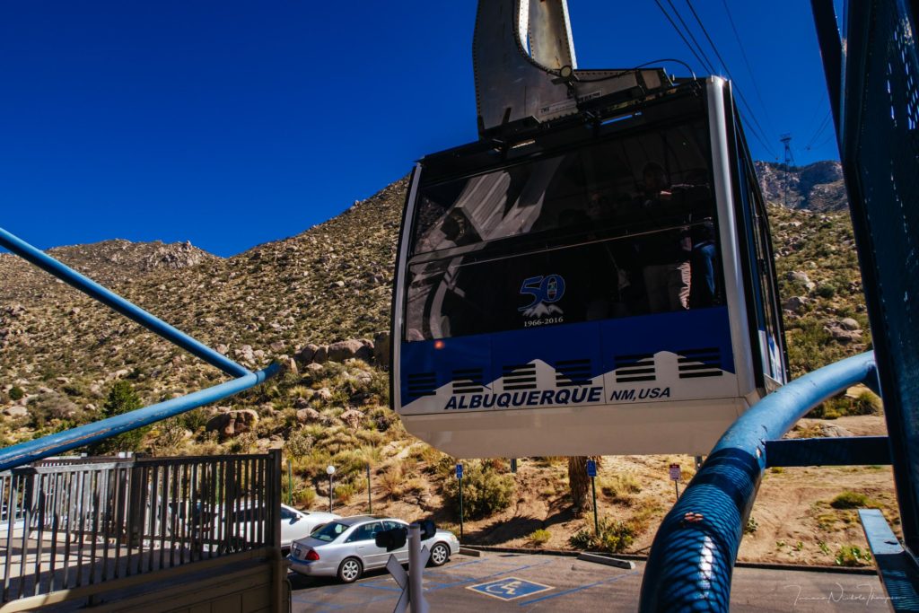 The sandia peak tram