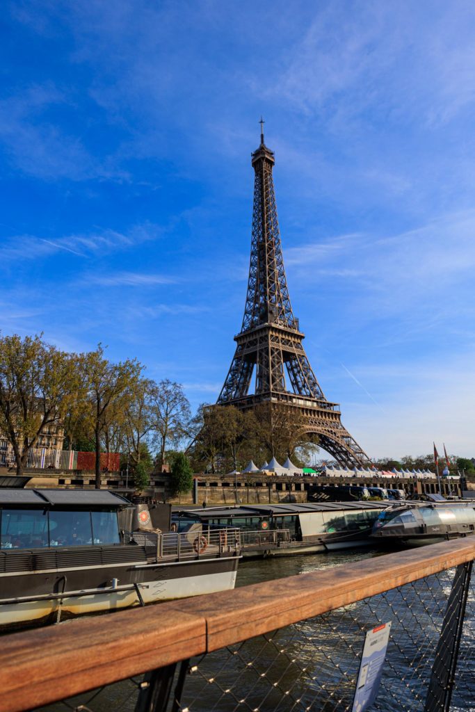 the Eiffel tower