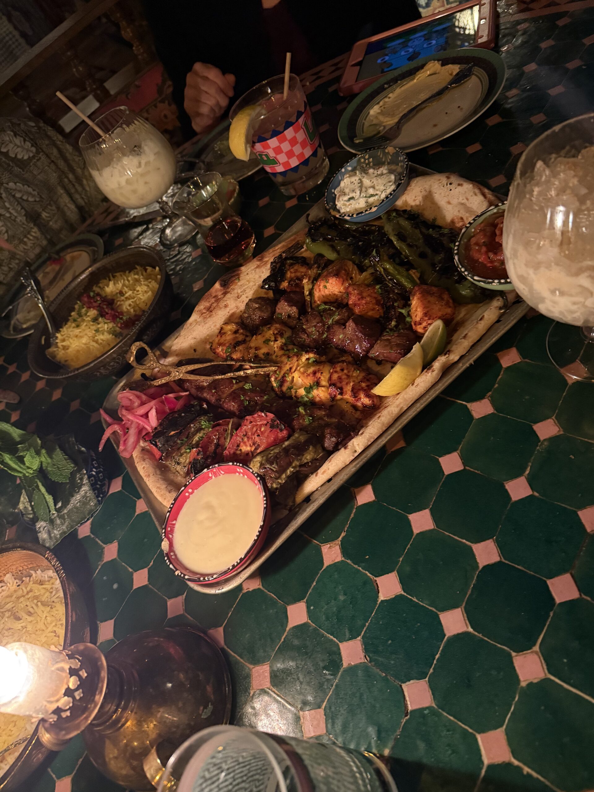 the sultani platter at Leila North Park