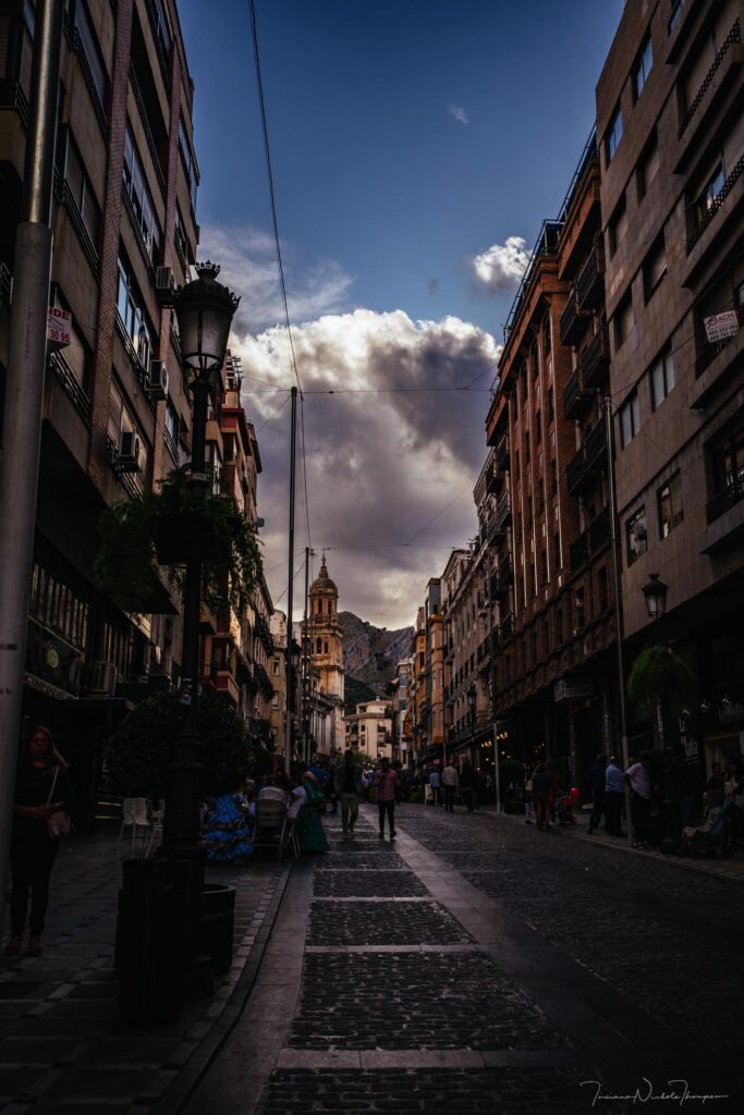the charming streets of Jaén