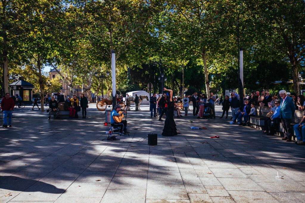 Flamenco in the streets in Seville