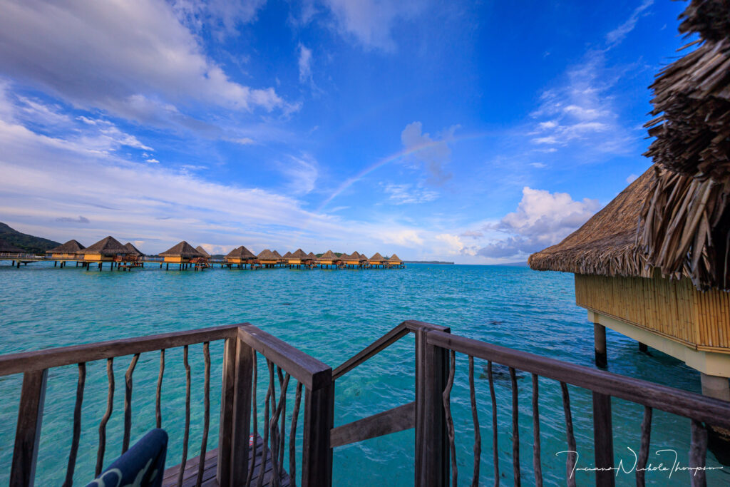 rainbow in Bora Bora